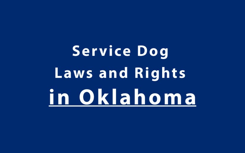 Service Dog Laws and Rights in Oklahoma