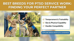 Best Breeds for PTSD Service Work (and Why Breed Isn’t Everything)